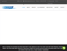 Tablet Screenshot of hostingtheuniverse.com